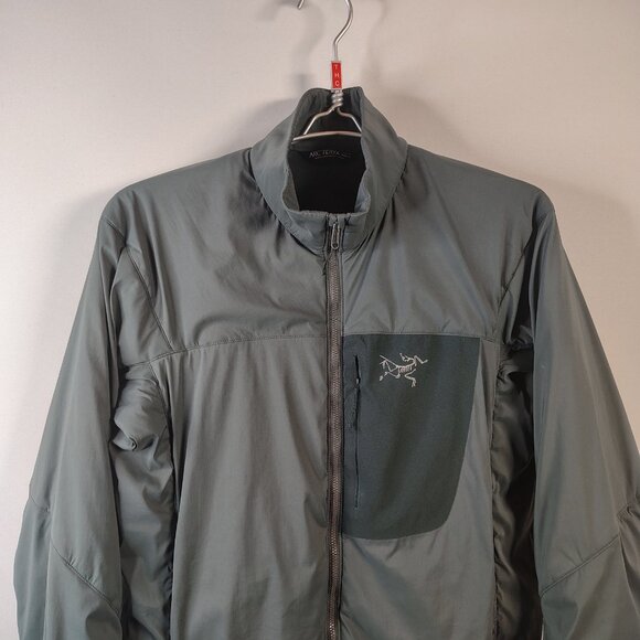 Arcteryx Proton Jacket Mens Medium Nautic Grey LT Lightweight Full Zip Insulated - Picture 3 of 14
